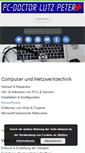 Mobile Screenshot of pcdoctor-lp.de